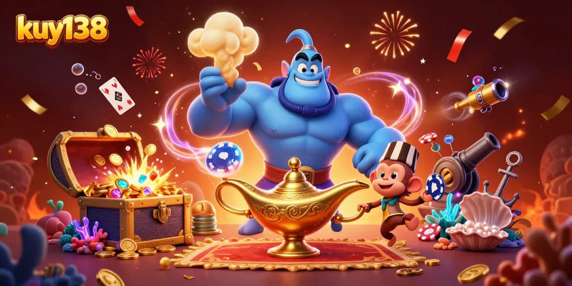 Menangkan kasino dengan kupon jackpot kuy138 di ilustrasi penuh warna yang menakjubkan.