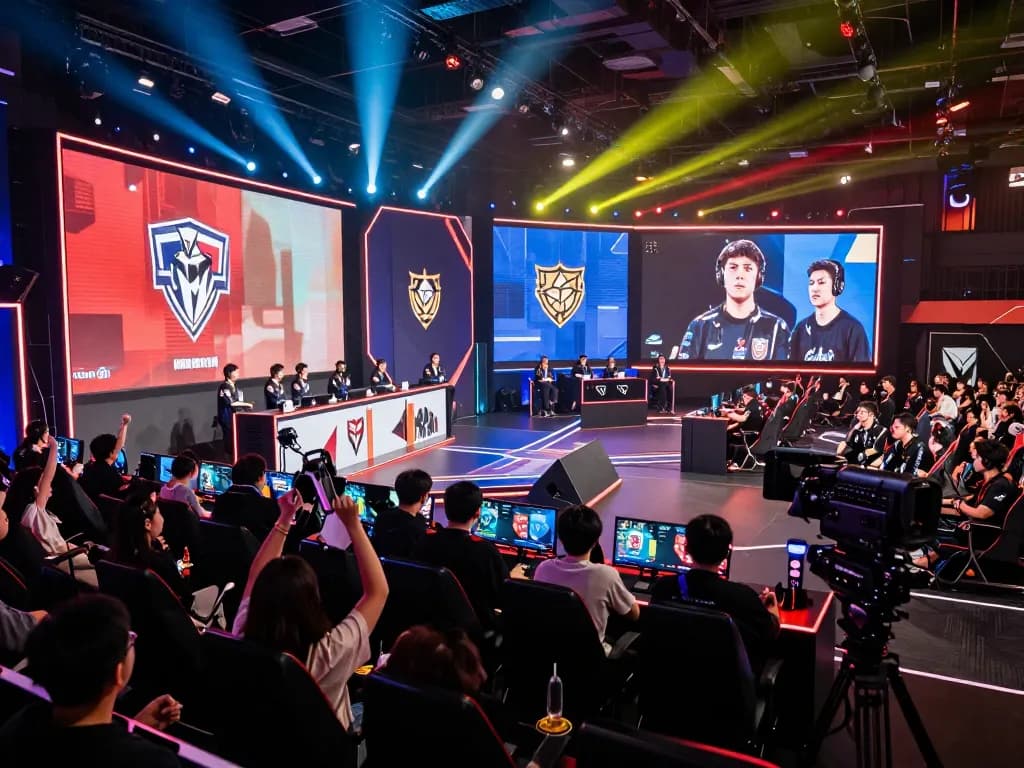 Players engage in intense esports competition at VSBET, a Nhà cái uy tín vsbet known for high betting excitement.