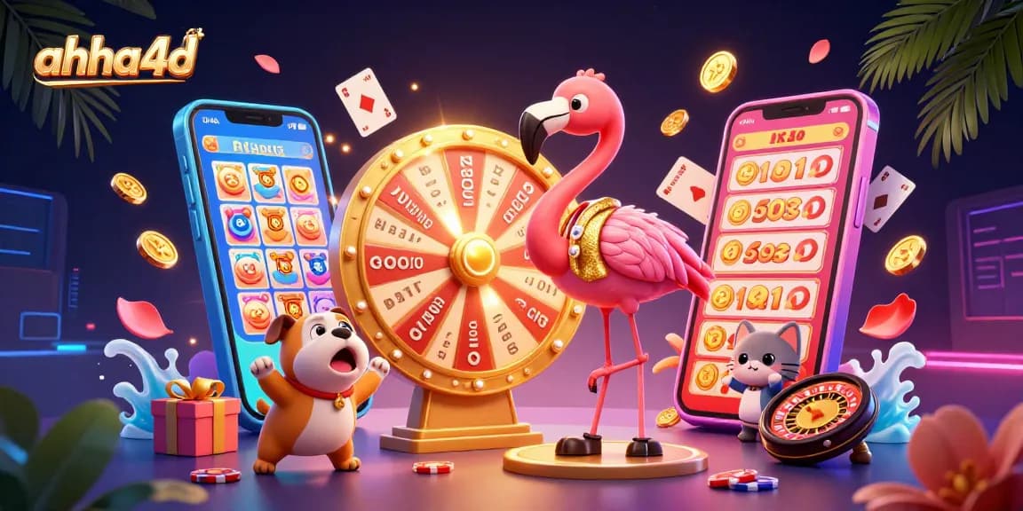 Spin to win with ahha4d in a vibrant lottery scene filled with excitement and prizes.