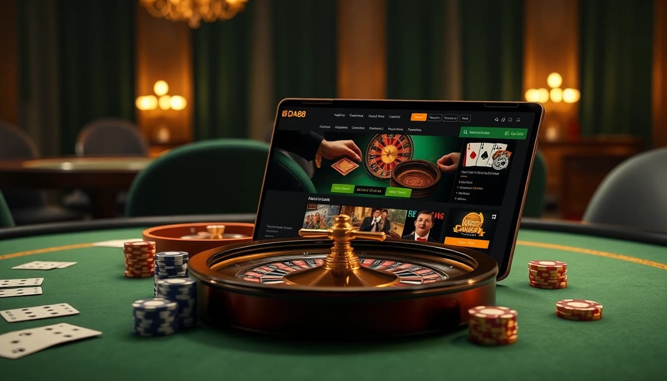 Experience the thrill of winning at DA88.london's luxurious online casino platform.