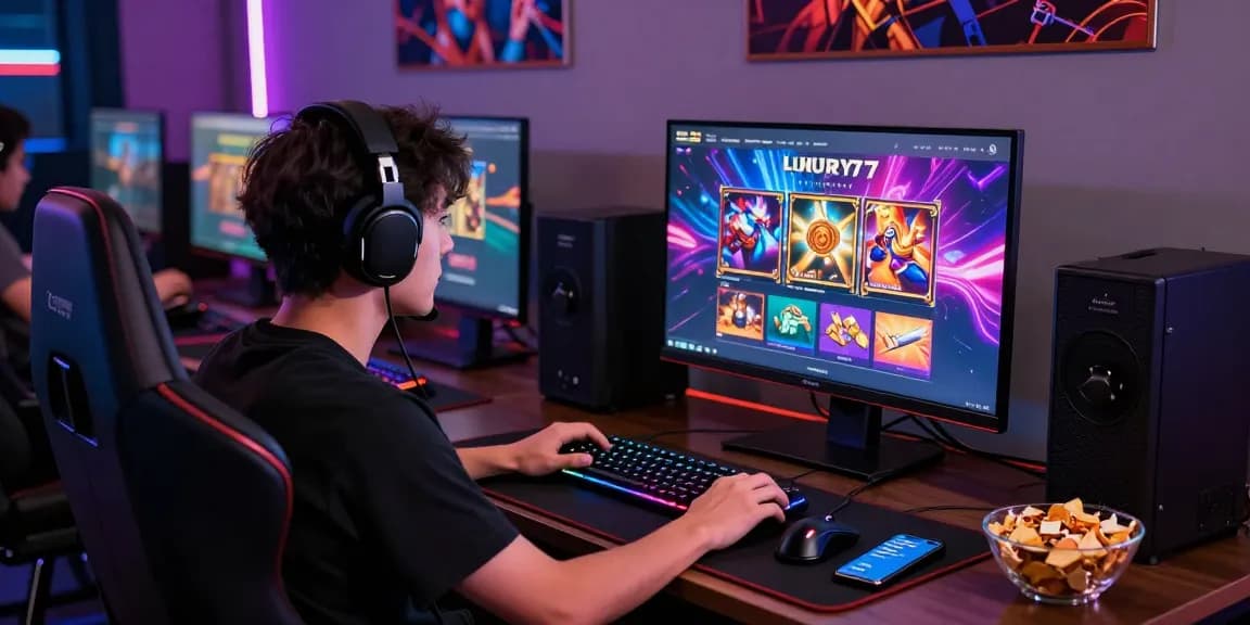 Proses Cara Login LUXURY777 dalam suasana permainan online yang menarik dengan perangkat modern