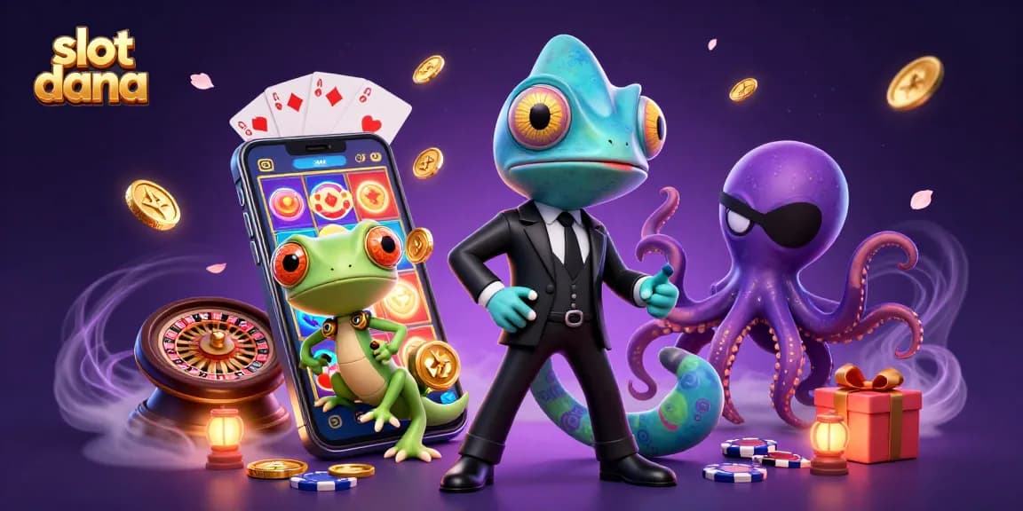 Spin the reels and win big with exciting slot dana experiences in this vibrant illustration.