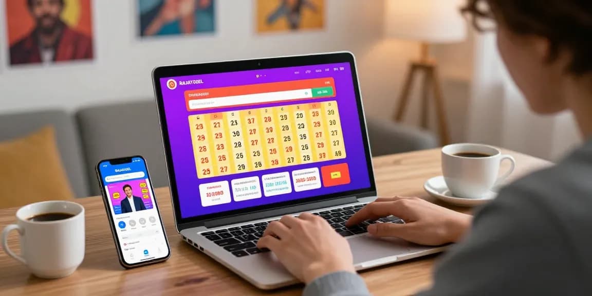 Pengguna RAJATOGEL menikmati platform togel online dengan antarmuka yang interaktif dan responsif.