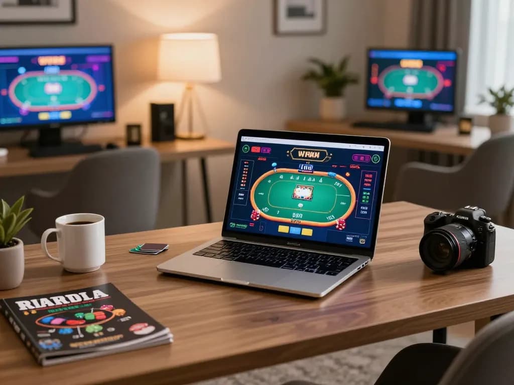 Nego77 online gaming setup shows players engaging with strategy for better odds.
