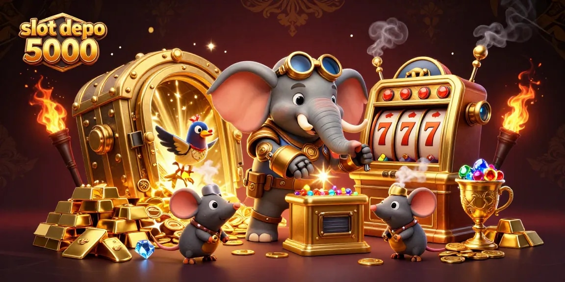 Spin the golden reels at slot depo 5000 and uncover jackpot treasures with vibrant gems!