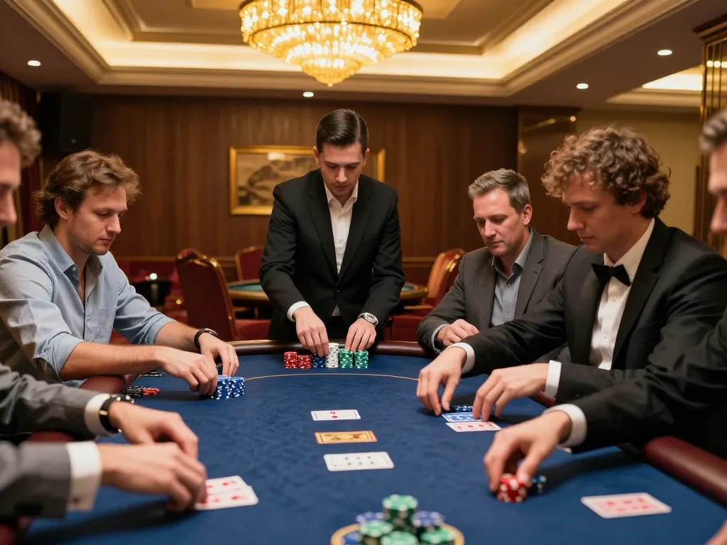 Berpartisipasi dalam permainan strategis dengan daftar deluna4d di meja poker yang menarik dalam suasana kasino yang hidup