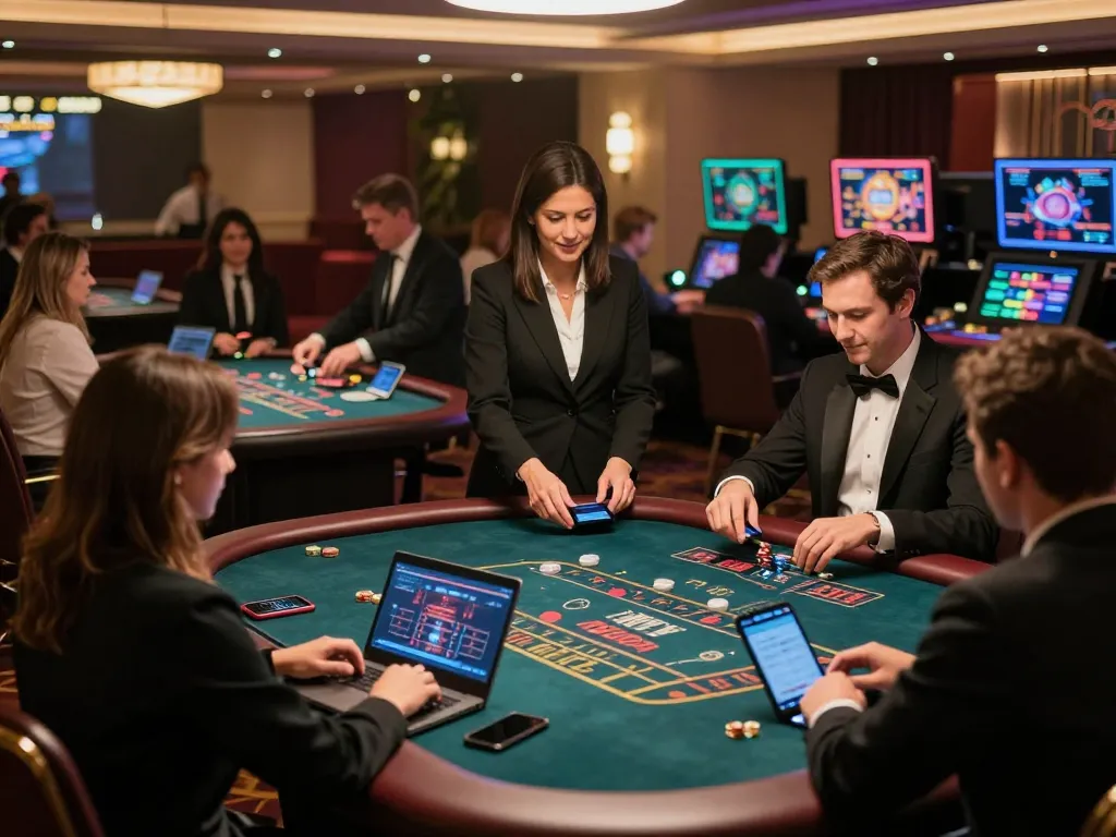 tr88 players enjoy live dealer blackjack in an upscale virtual casino atmosphere