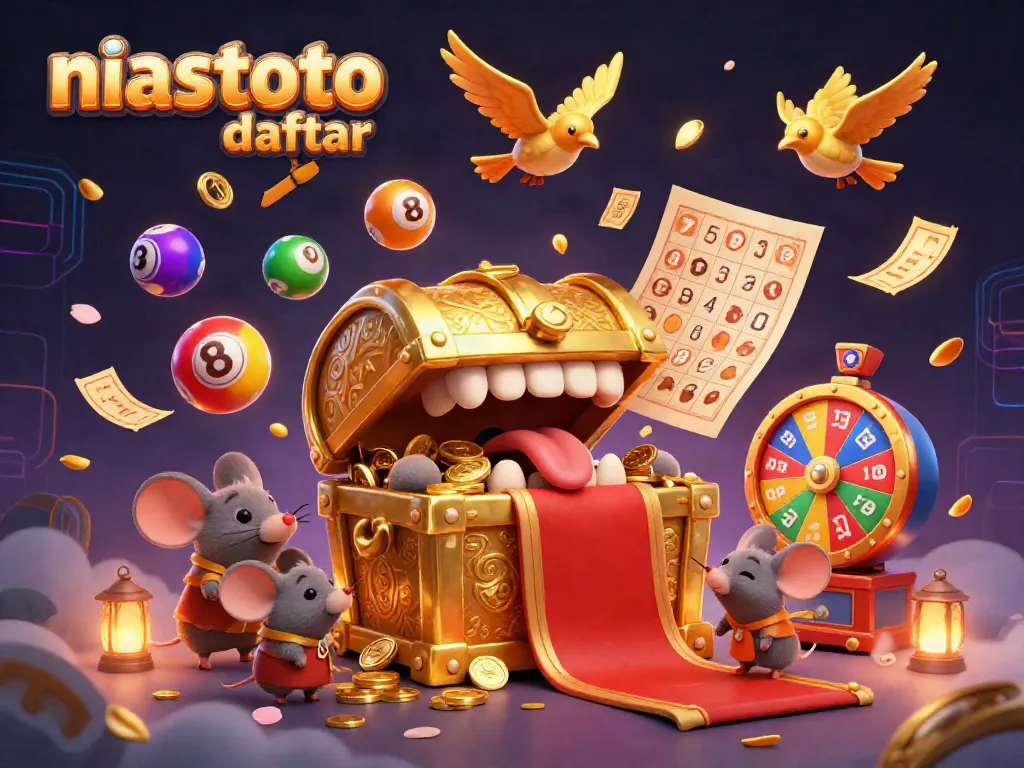 Menangkan hadiah di niastoto daftar dengan ilustrasi petualangan kasino yang menarik dan penuh warna.