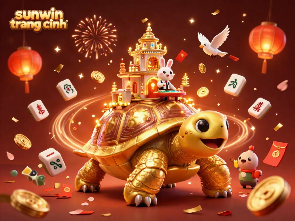 Experience the thrill of fortune with sunwin trang chính—an energizing casino scene filled with festive elements.