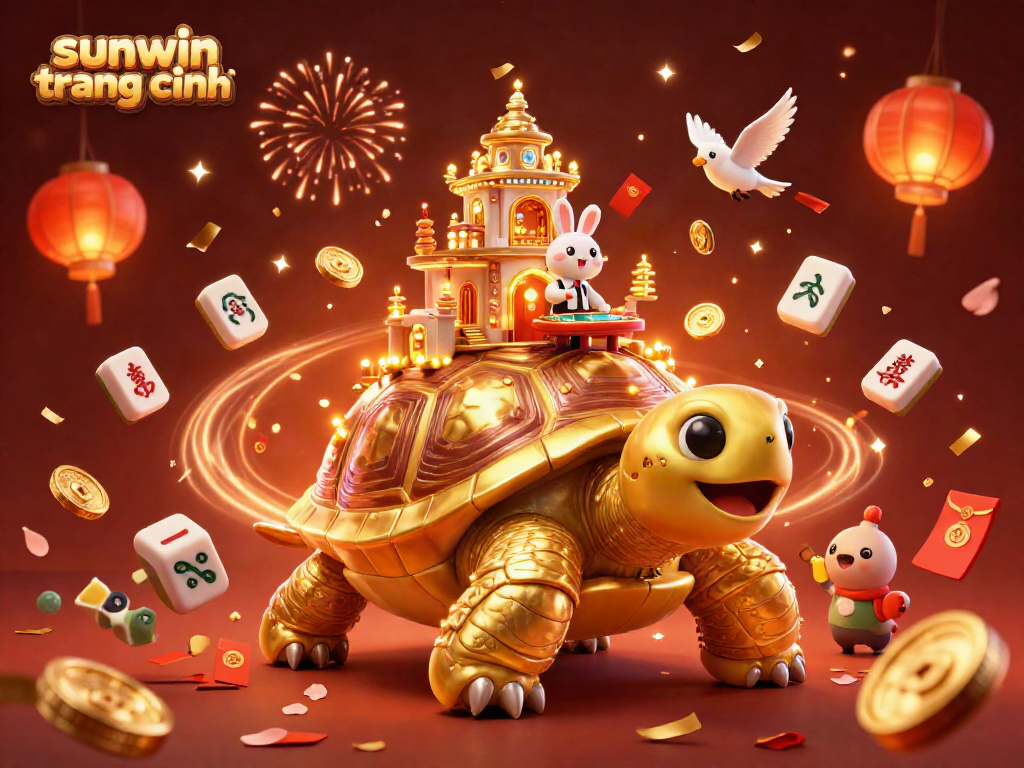Experience the thrill of fortune with sunwin trang chính—an energizing casino scene filled with festive elements.