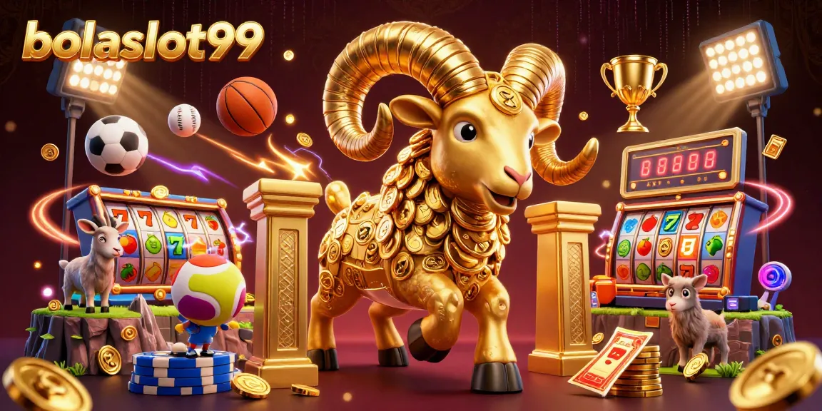 Experience exciting gameplay at bolaslot99 with vibrant slot reels and energetic sports elements.