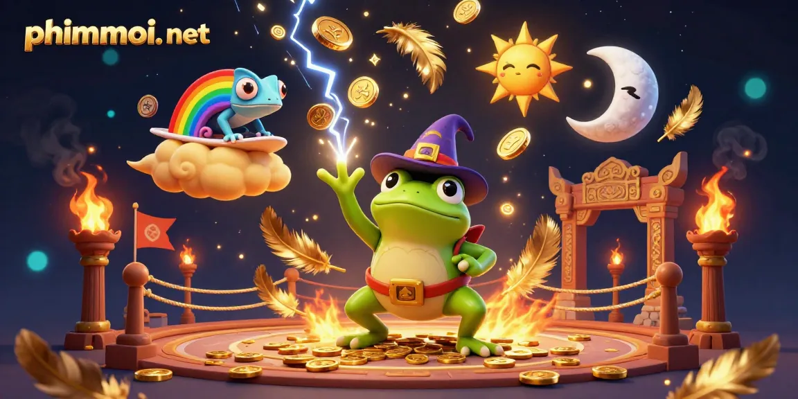 Spin golden rewards with phimmoi. net in a fun 3D casino adventure scene.