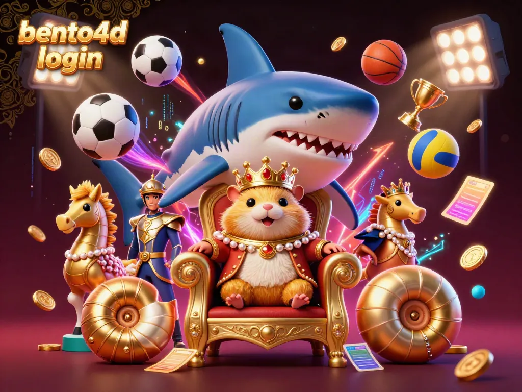 Bento4d login grants access to exciting casino games with vibrant imagery and dynamic sports elements.