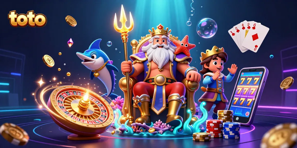 Menangkan jackpot toto dengan Raja Laut dan berbagai elemen kasino yang mengagumkan.