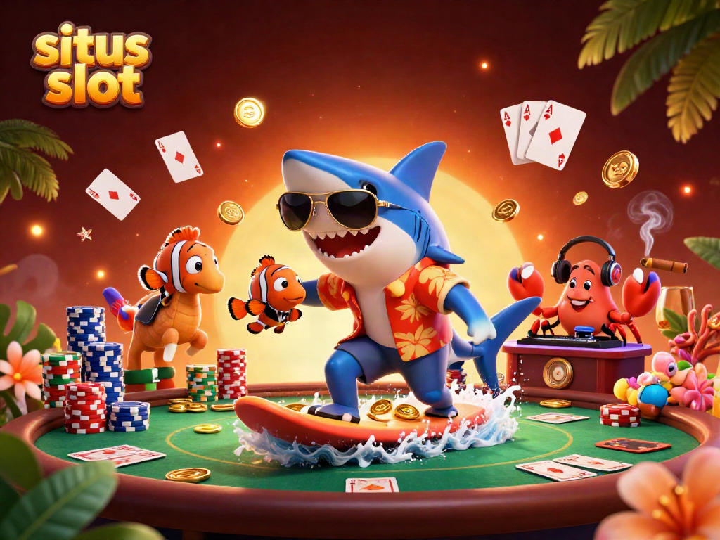 Experience the thrill of situs slot gaming with vibrant characters and dynamic rich visuals.