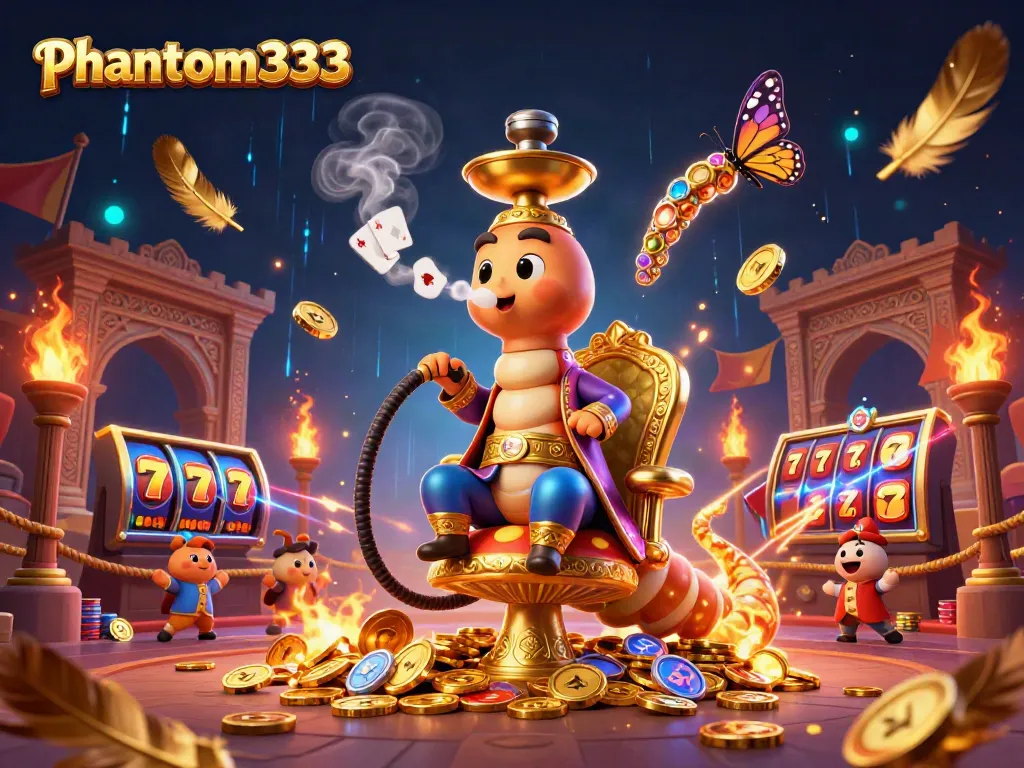 Experience thrilling gameplay with phantom333 in a vibrant casino environment featuring poker symbols.