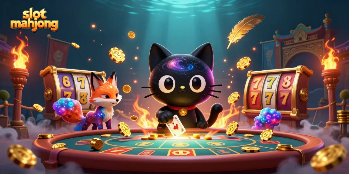 Spin the thrilling slot mahjong reels while enjoying a vibrant cosmic gaming experience.
