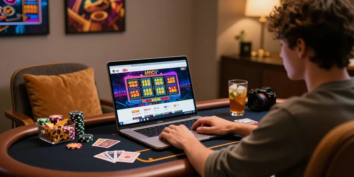 Pengguna afktoto bermain di kasino online dengan suasana nyaman dan mendebarkan.