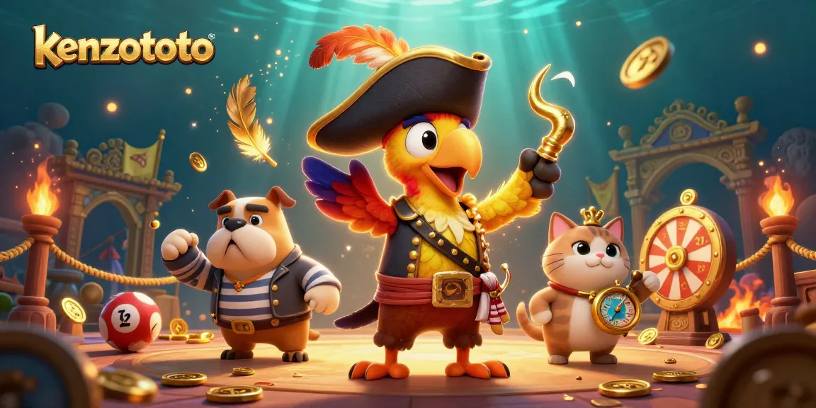 Win prizes and jackpots with kenzototo's thrilling lottery experience, featuring vibrant characters and rich visuals.