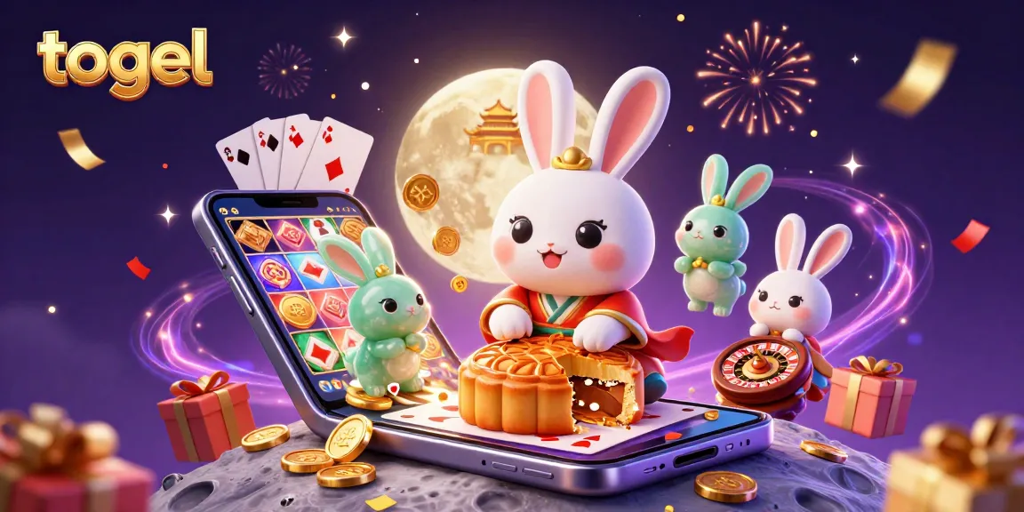 Melipatgandakan keseruan togel dengan kelinci bulan yang memukul bulan keemasan di permukaan bulan.