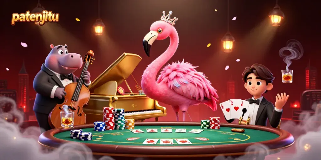Menangkan peluang dalam judi online dengan patenjitu, poker, dan suasana kasino yang meriah.