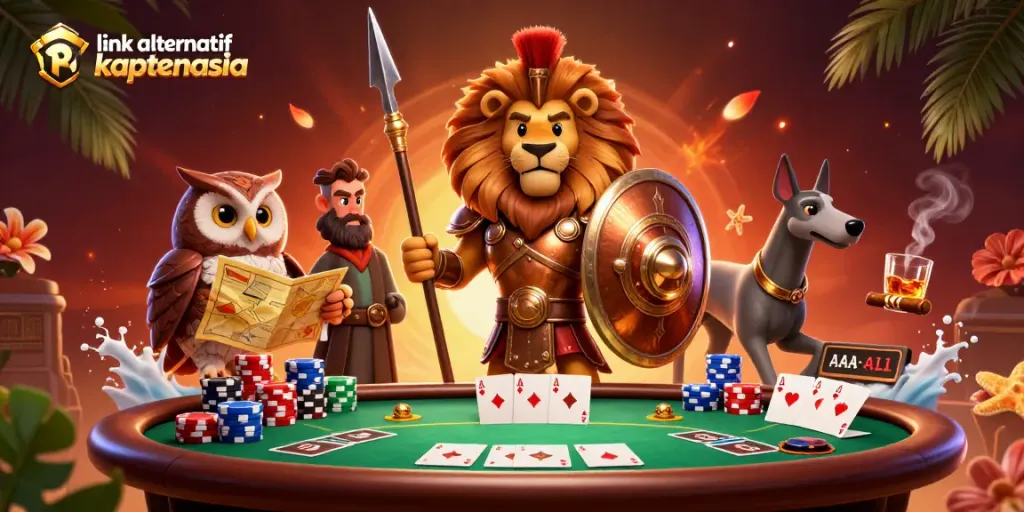 Menangkan permainan dengan link alternatif kaptenasia di kasino online yang menarik ini.