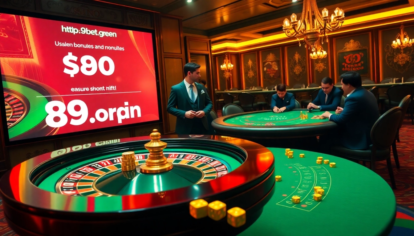 Experience the thrill of online gambling at https://89bet.green/ with vibrant casino visuals showcasing excitement.