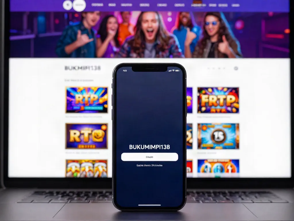 Tampilan dashboard slot BUKUMIMPI138 login dengan RTP tinggi dan permainan menarik.