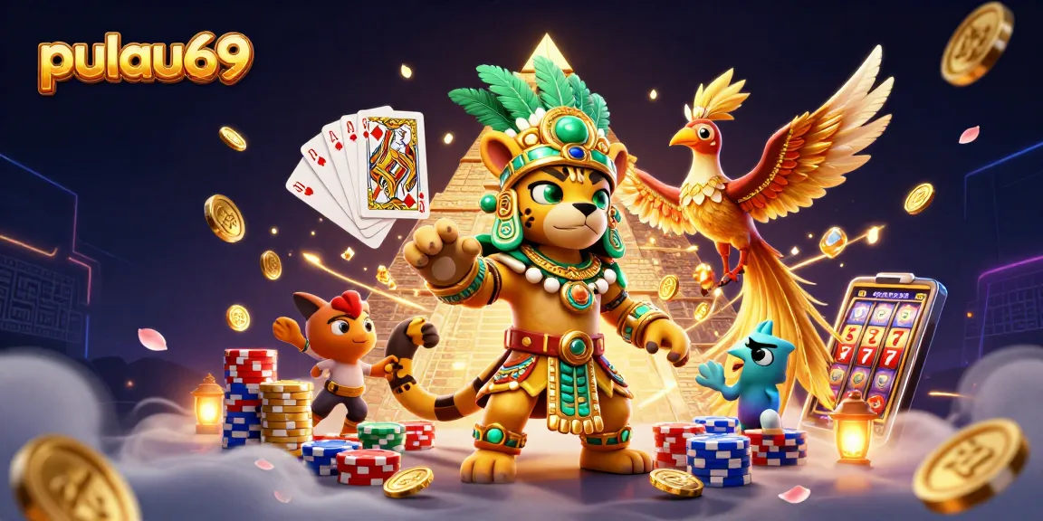 Play thrilling games at pulau69 with radiant jackpot elements and vibrant casino atmosphere.