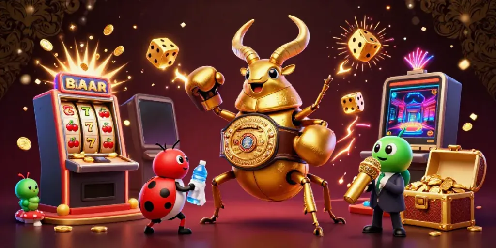 Experience thrilling gameplay with MU88's vibrant casino scene featuring dynamic characters and jackpot action.