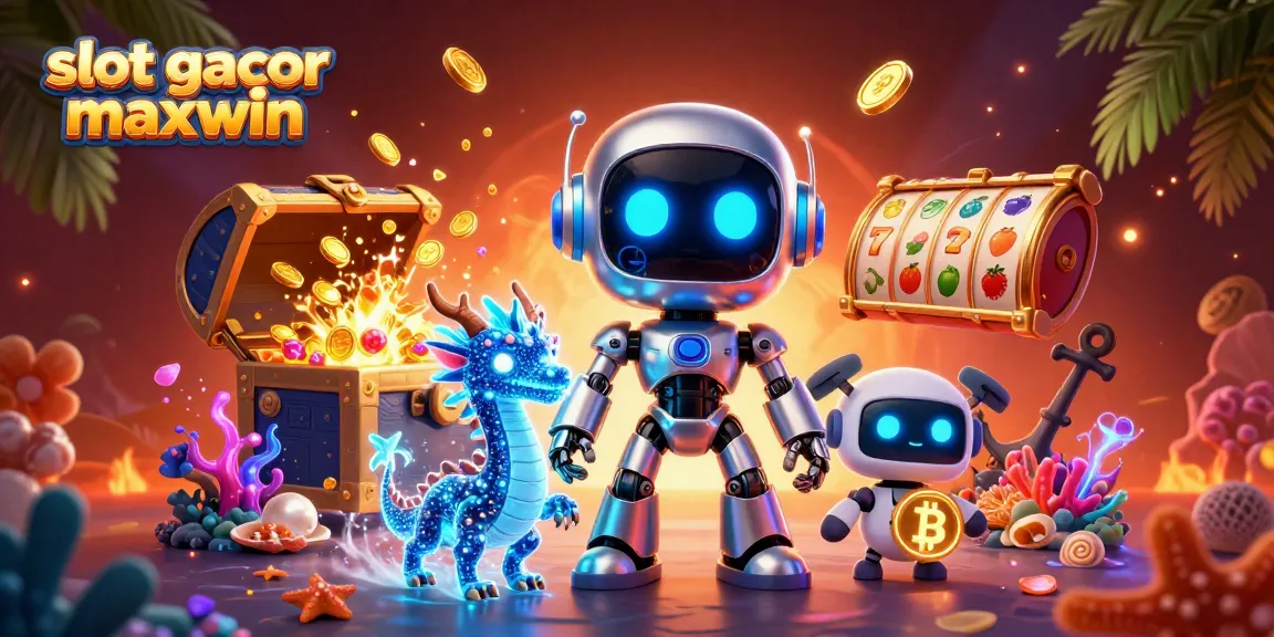 Experience thrilling gameplay with slot gacor maxwin in this dynamic 3D casino scene filled with excitement.