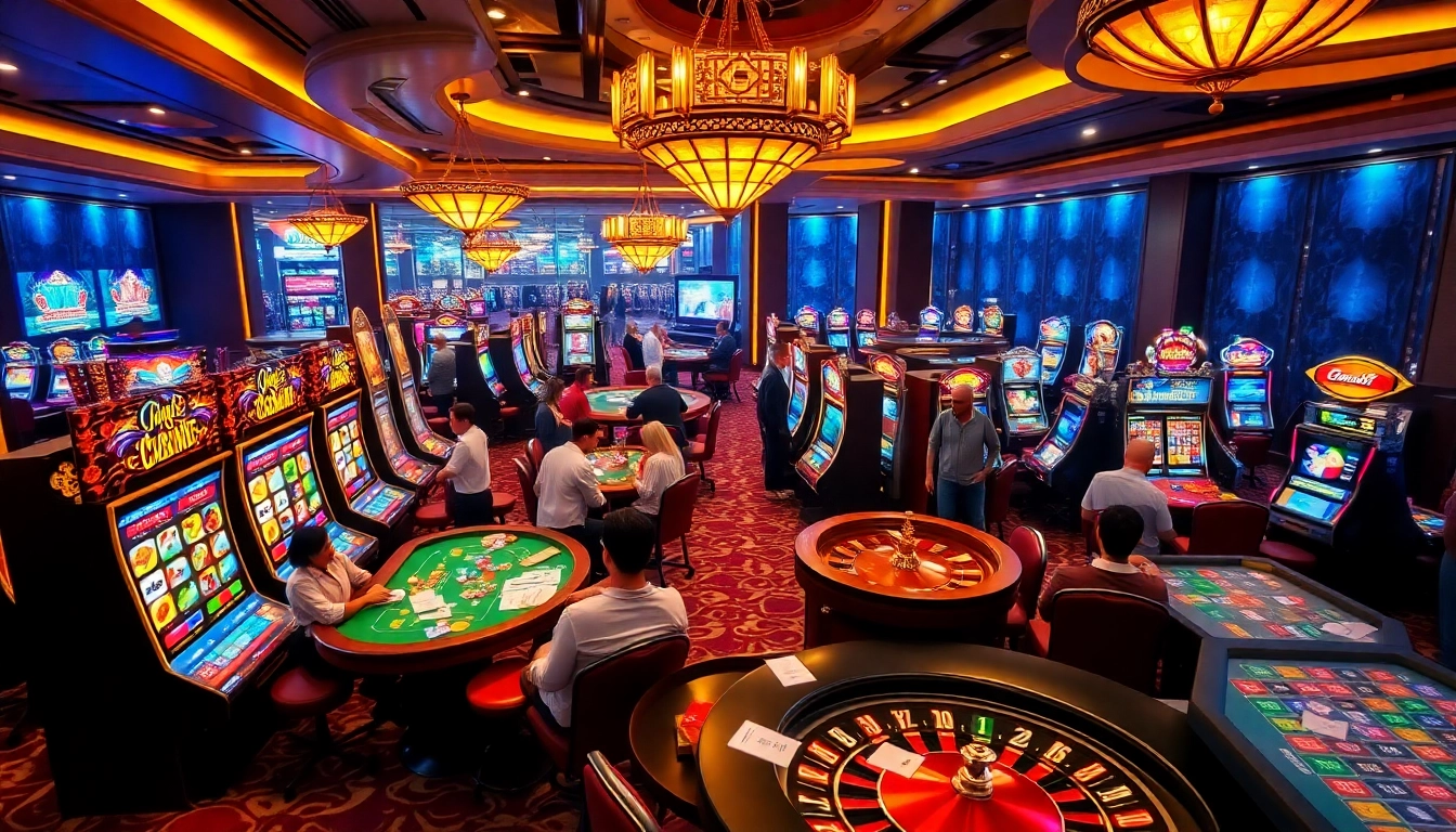 Experience the thrill of link slot via pulsa with vibrant casino gameplay and exciting slot machines.