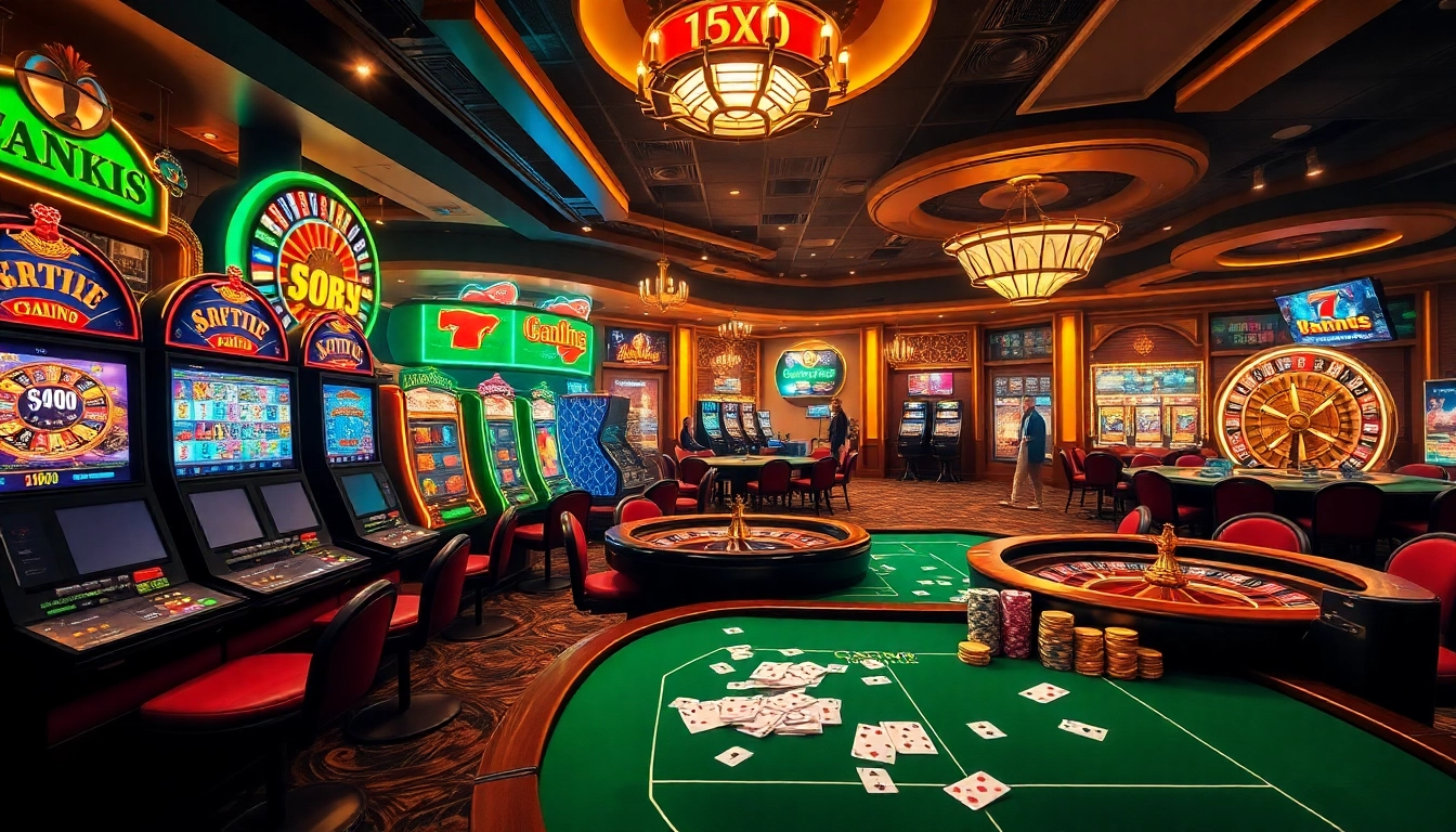 Batara88 online casino interface showcasing vibrant slot machines and poker tables.