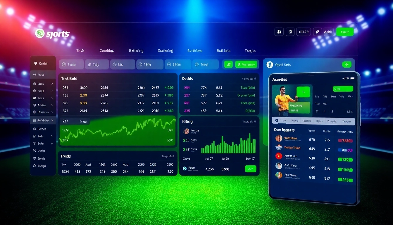 Kèo nhà cái interface with live betting odds and real-time updates for an engaging sports betting experience.