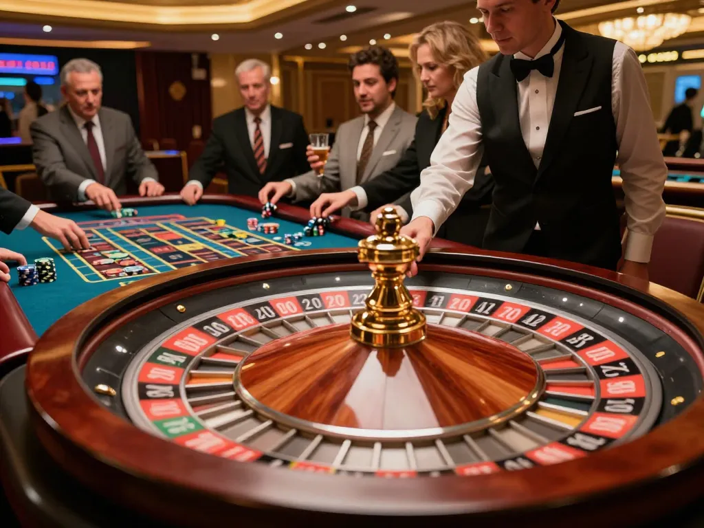 Witness the excitement of tg88 at the roulette table with strategic bets and vibrant atmosphere.