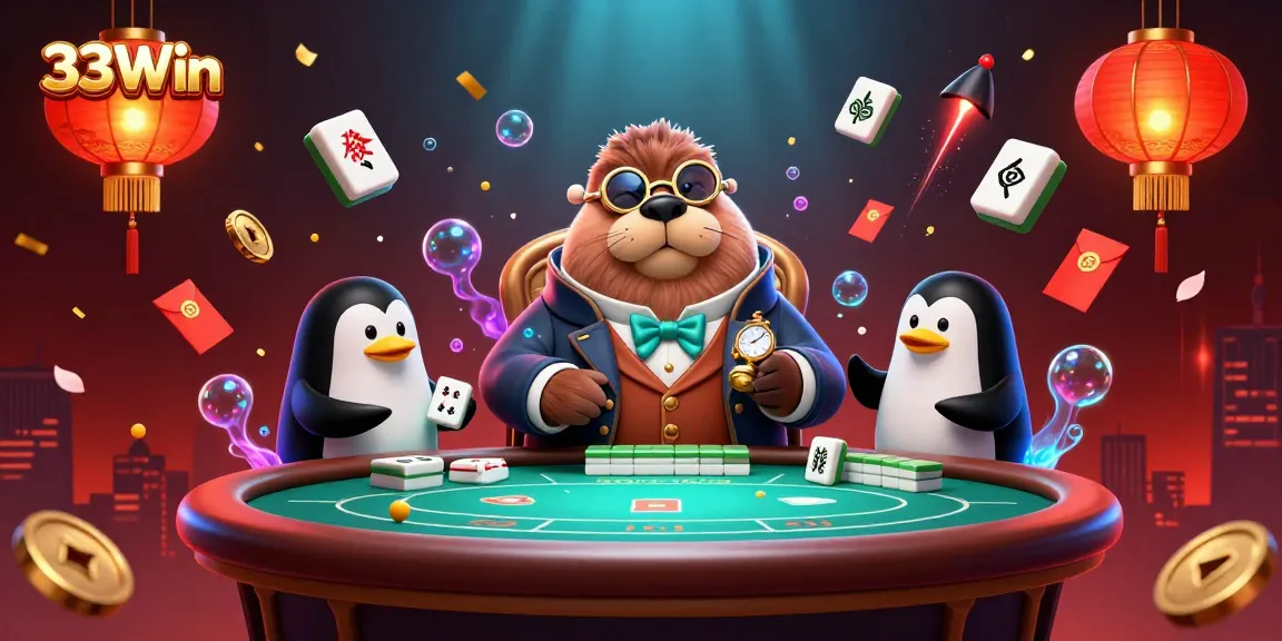 Engage in thrilling poker games at 33Win with interactive underwater adventures and colorful casino elements.