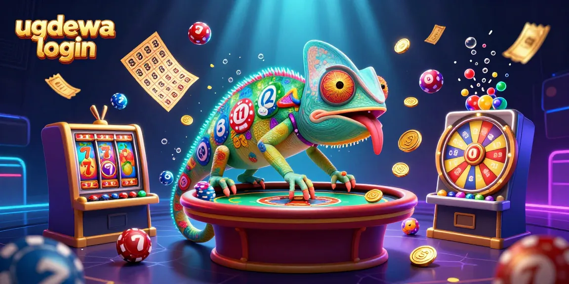 Spin into excitement with the ugdewa login interface amidst vibrant casino themes and thrilling gameplay.
