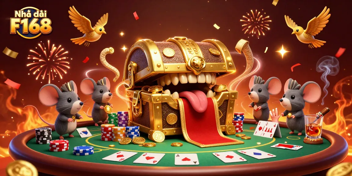 Engage in thrilling gambling excitement at Nhà cái F168's online treasure chest filled with rewards.