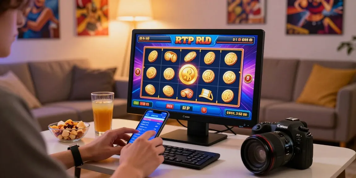 Pengalaman bermain rtp slot online dengan antarmuka kasino berwarna-warni yang menarik.