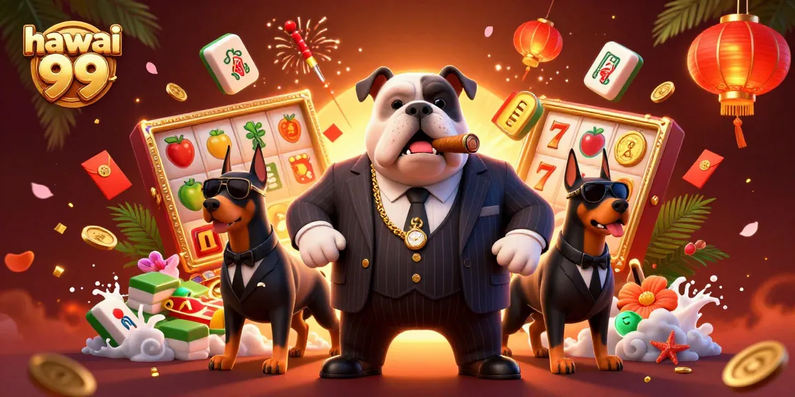 Experience thrilling action with hawai 99 as slot reels spin amidst a vibrant casino scene.
