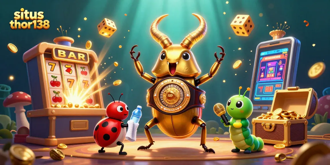 Situs thor138 memberikan pengalaman bermain yang menyenangkan dengan jackpot slot yang melimpah dan karakter unik dalam ilustrasi 3D.