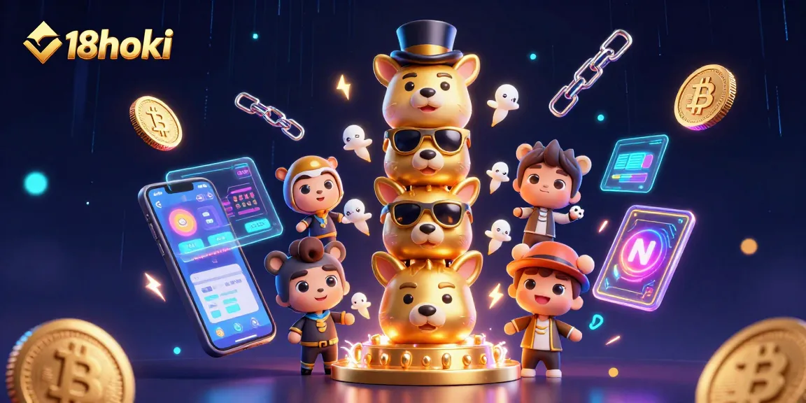 Experience the thrill of winning with 18hoki in this vibrant, dynamic casino scene.